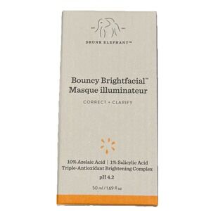 DRUNK ELEPHANT ~ BOUNCY BRIGHTFACIAL MASK ~ 1.69 OZ